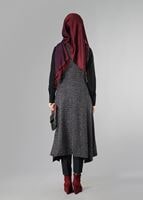 Tesettür giyim SİYAH 6028 YELEK