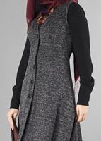 Tesettür giyim SİYAH 6028 YELEK