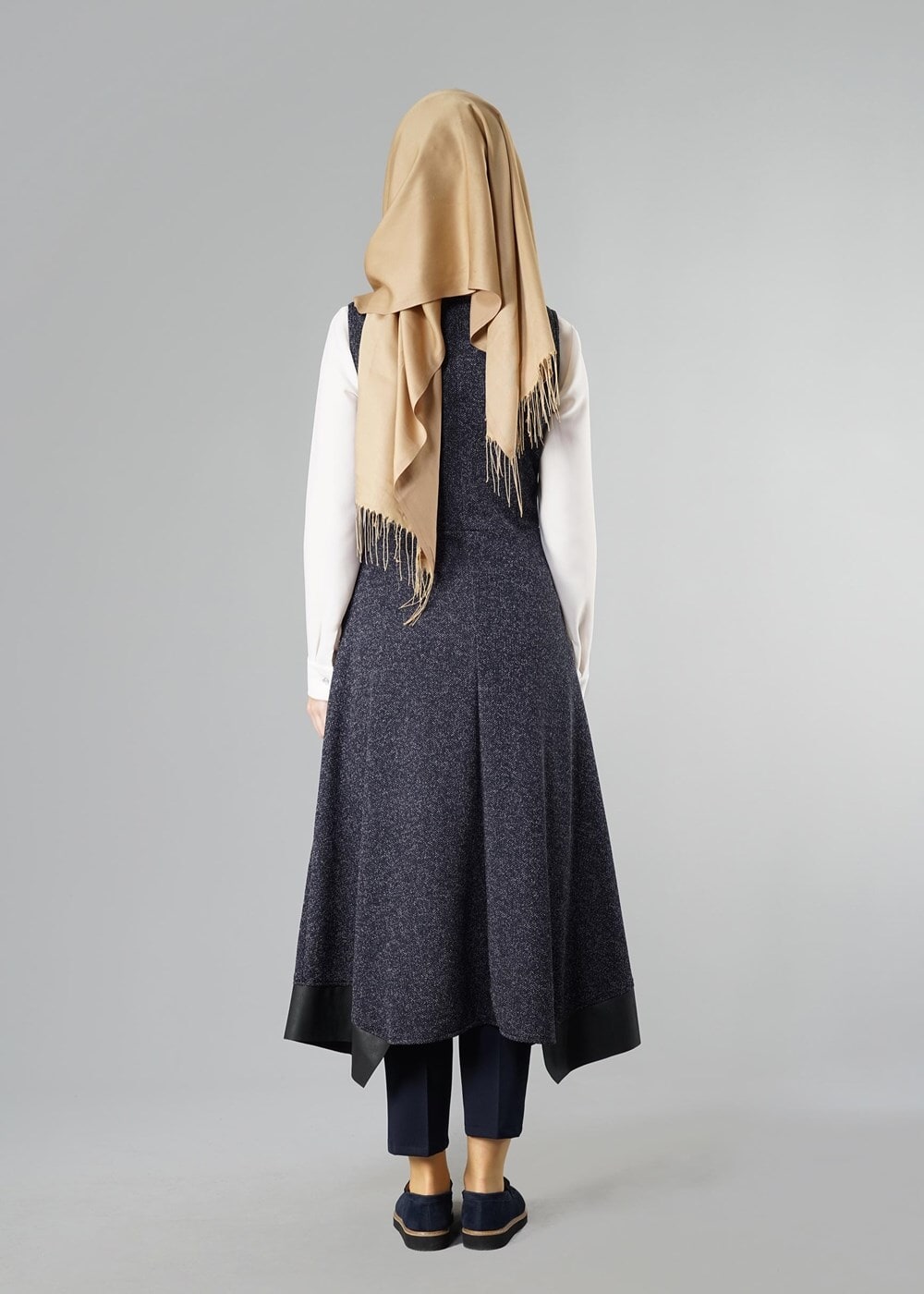 Tesettür giyim LACİVERT 6028 YELEK