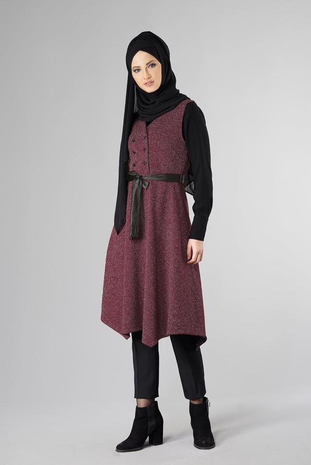 Tesettür giyim  1048 YELEK - TRENDTESETTÜR
