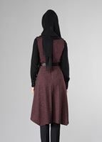 Tesettür giyim BORDO 1048 YELEK