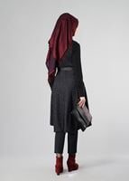 Tesettür giyim KAHVE 1048 YELEK