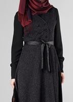 Tesettür giyim KAHVE 1048 YELEK