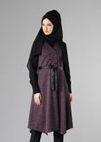 Tesettür giyim MÜRDÜM 1048 YELEK