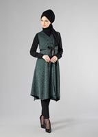 Tesettür giyim YEŞİL 1048 YELEK