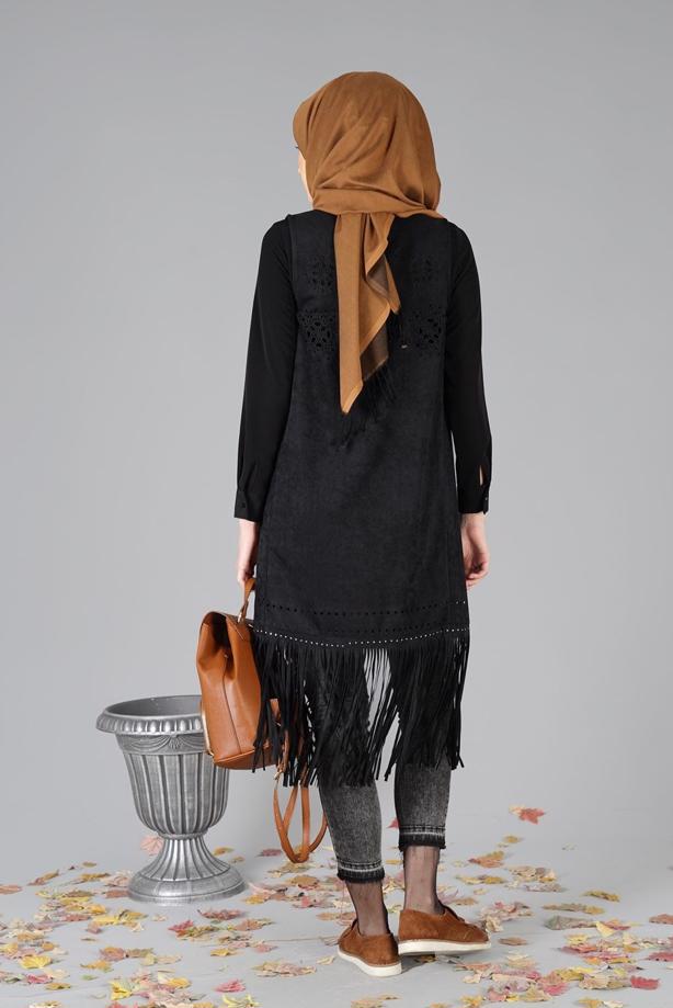 Tesettür giyim  4829 YELEK - TRENDTESETTÜR