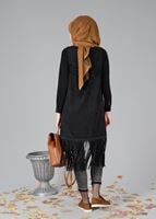 Tesettür giyim SİYAH 4829 YELEK