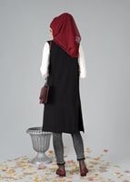 Tesettür giyim SİYAH 4938 YELEK