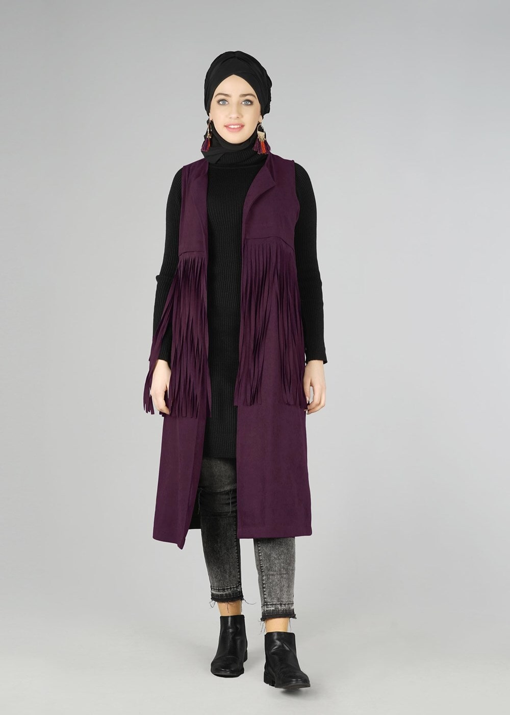 Tesettür giyim MÜRDÜM 5938 YELEK