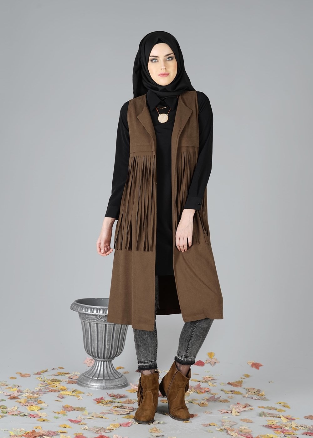 Tesettür giyim TABA 5938 YELEK