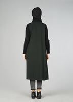 Tesettür giyim HAKİ 5938 YELEK