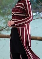 Tesettür giyim BORDO 1287 TUNİK