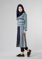 Tesettür giyim MAVİ 1287 TUNİK