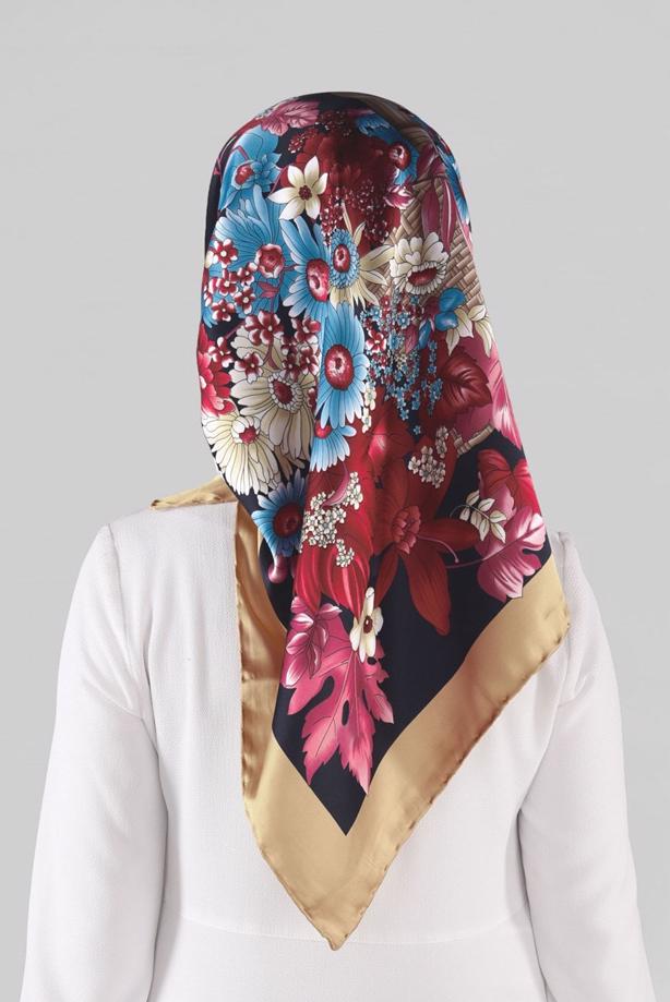 Hijab clothing NAVY BLUE ALVINA SCARF 72005-1  - TRENDTESETTÜR