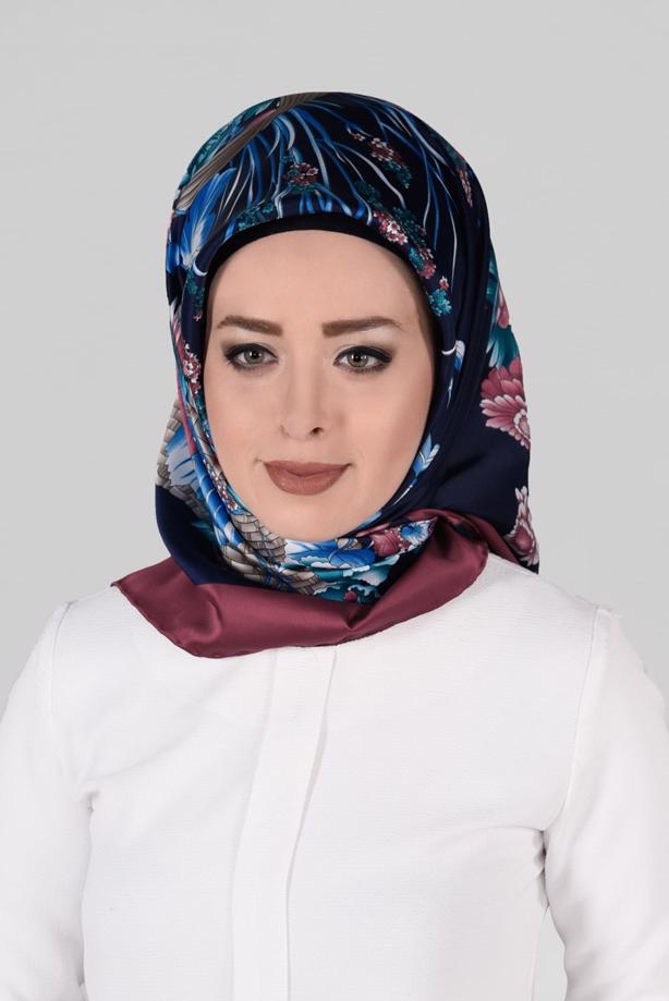 Hijab clothing NAVY BLUE ALVINA SCARF 72005-1  - TRENDTESETTÜR