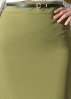 Tesettür giyim YEŞİL 6770 ETEK