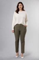 Tesettür giyim HAKİ DÜZ KESİM PANTOLON 7908