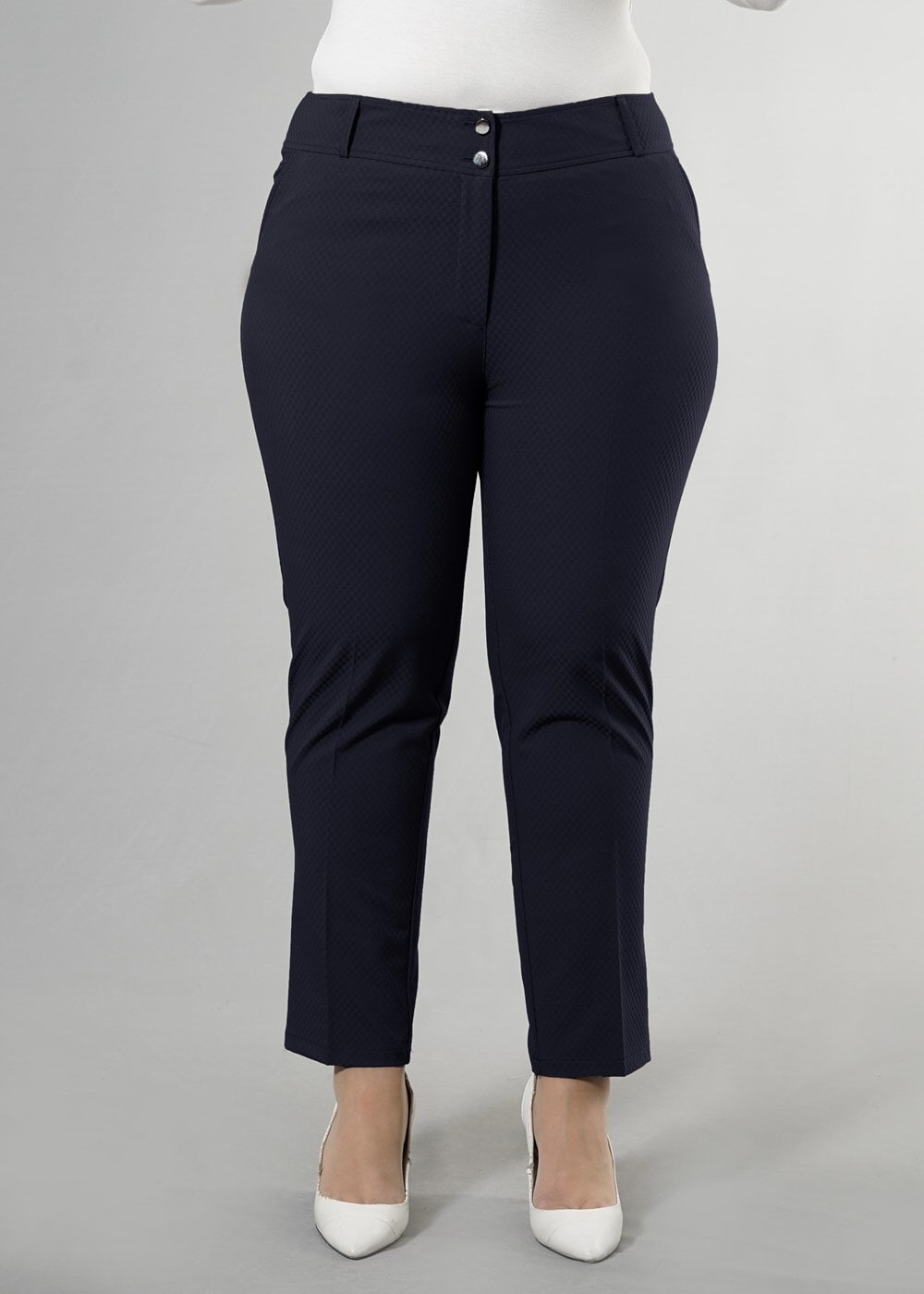 Vêtements hijab BLEU MARINE PANTALON EN COUTIL 7908 