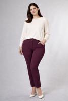 Tesettür giyim MÜRDÜM DÜZ KESİM PANTOLON 7908