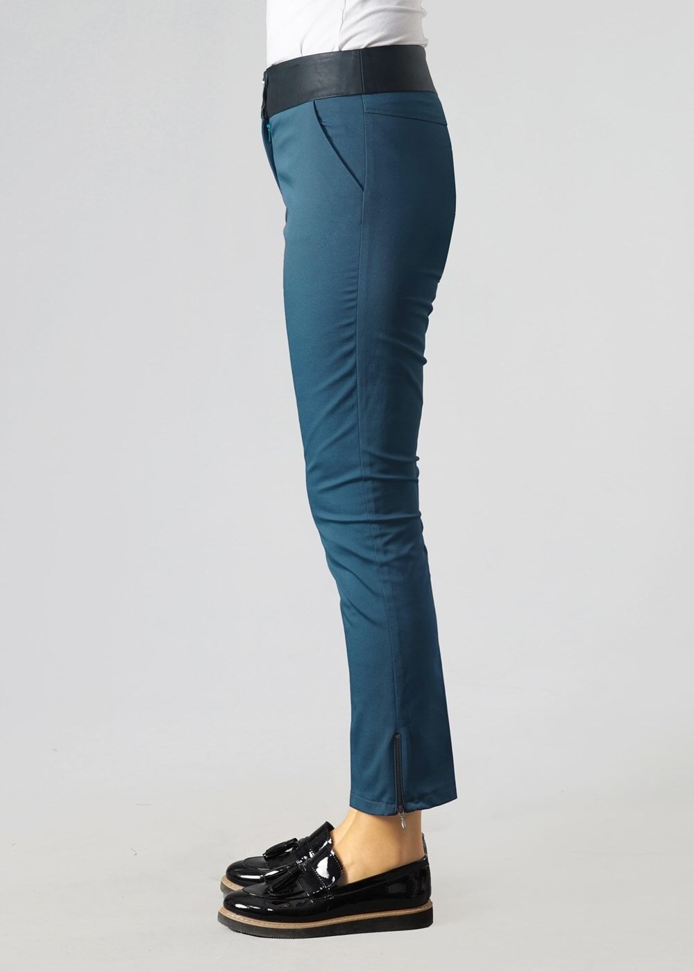 Vêtements hijab BLEU MARINE PANTALON EN COUTIL 7914 