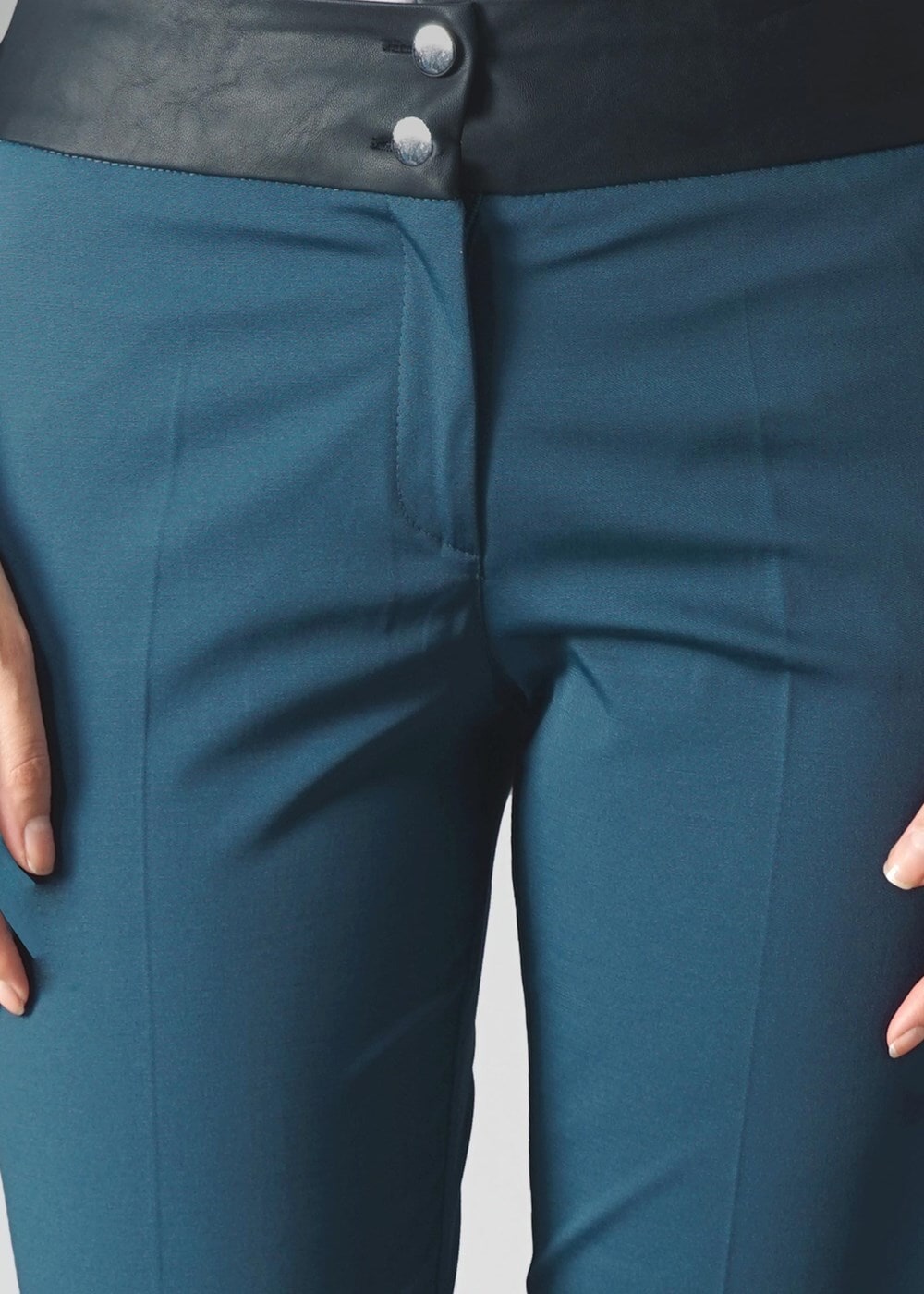 Vêtements hijab BLEU MARINE PANTALON EN COUTIL 7914 