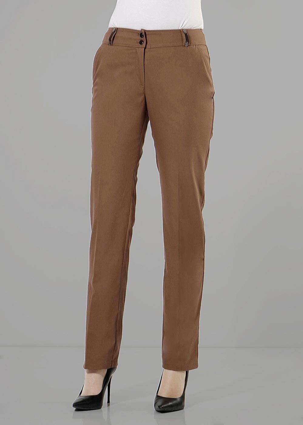 Tesettür giyim KAHVE 7916 PANTOLON