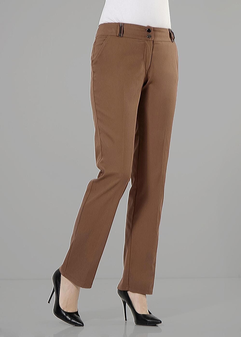 Tesettür giyim KAHVE 7916 PANTOLON