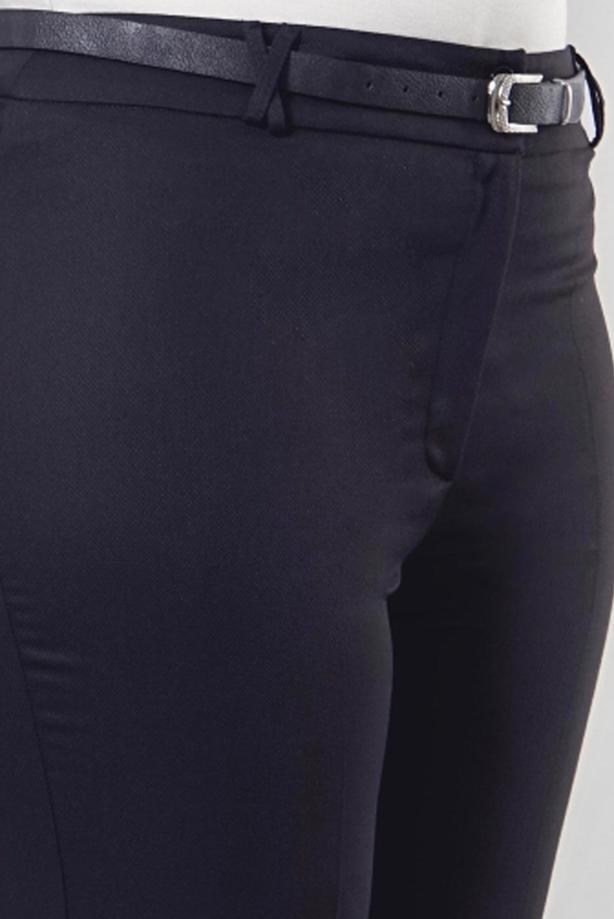 Vêtements hijab BLEU MARINE PANTALON EN COUTIL 7919  - TRENDTESETTÜR