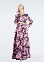 Tesettür giyim MÜRDÜM T 5231-1 Jakar Tesettür 1350 Abiye-Alv Fashion