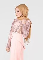 Vêtements hijab OR T 00625 Pul Payet Balık Abiye Elbise-Fy Collection