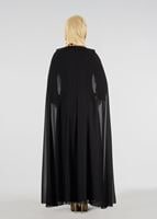 Tesettür giyim SİYAH T 15525 Fy Collection- İşlemeli Abiye Elbise
