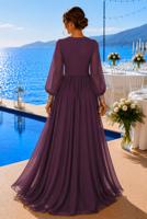 Tesettür giyim MÜRDÜM T 48525 Fy Collection-Pul İşlemeli Abiye Elbise