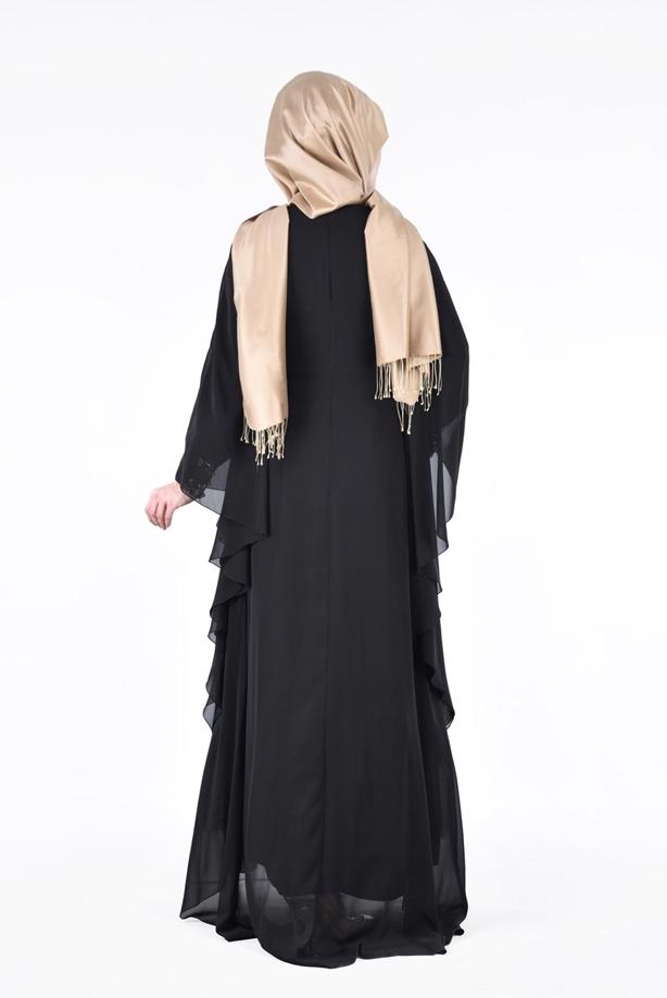 Vêtements hijab  T 86525 Fy Collection- Kösem Abiye Elbise - TRENDTESETTÜR