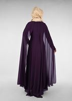 Vêtements hijab PRUNE T 96525 Fy Collection-Pelerinli Abiye Elbise
