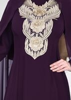 Vêtements hijab PRUNE T 96525 Fy Collection-Pelerinli Abiye Elbise