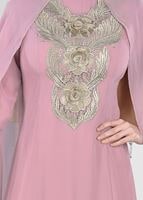 Vêtements hijab POUDRE T 96525 Fy Collection-Pelerinli Abiye Elbise