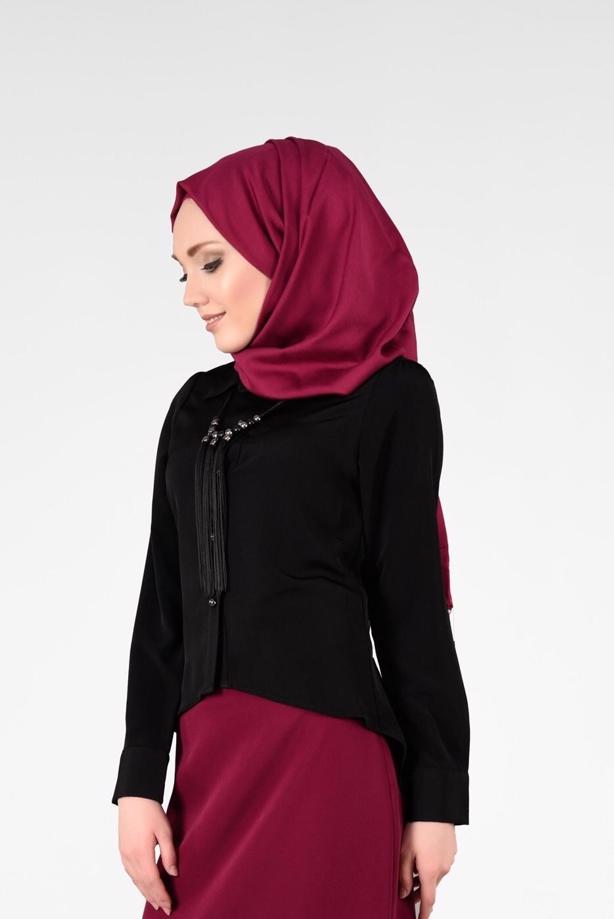 Vêtements hijab  BUTTONED BLOUSE 117  - TRENDTESETTÜR