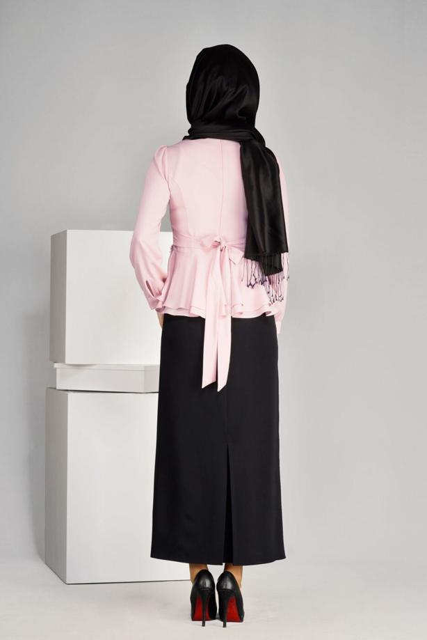 Vêtements hijab  T 1481 Çiçek Desenli Bluz-Ers Fashion - TRENDTESETTÜR