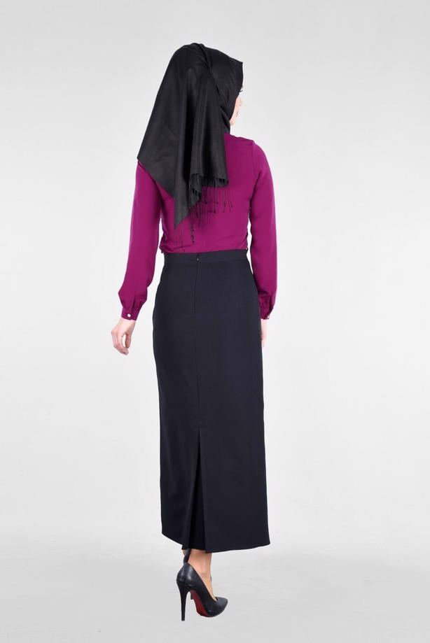 Vêtements hijab  T 2875 Kasırga-Bebe Yaka Bluz - TRENDTESETTÜR