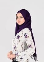 Vêtements hijab ÉCRU BLOUSE MOTIF FLEURI 3011