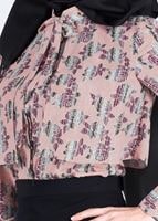 Tesettür giyim PUDRA T 4309 Maglia Tesettür Bluz-Alv Fashion