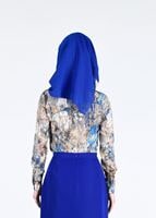 Tesettür giyim MAVİ T 4310 Maglia Tesettür Bluz-Alv Fashion