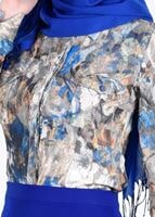 Tesettür giyim MAVİ T 4310 Maglia Tesettür Bluz-Alv Fashion