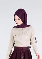 Tesettür giyim BEJ T 4377 Nora Bluz-Alv Fashion