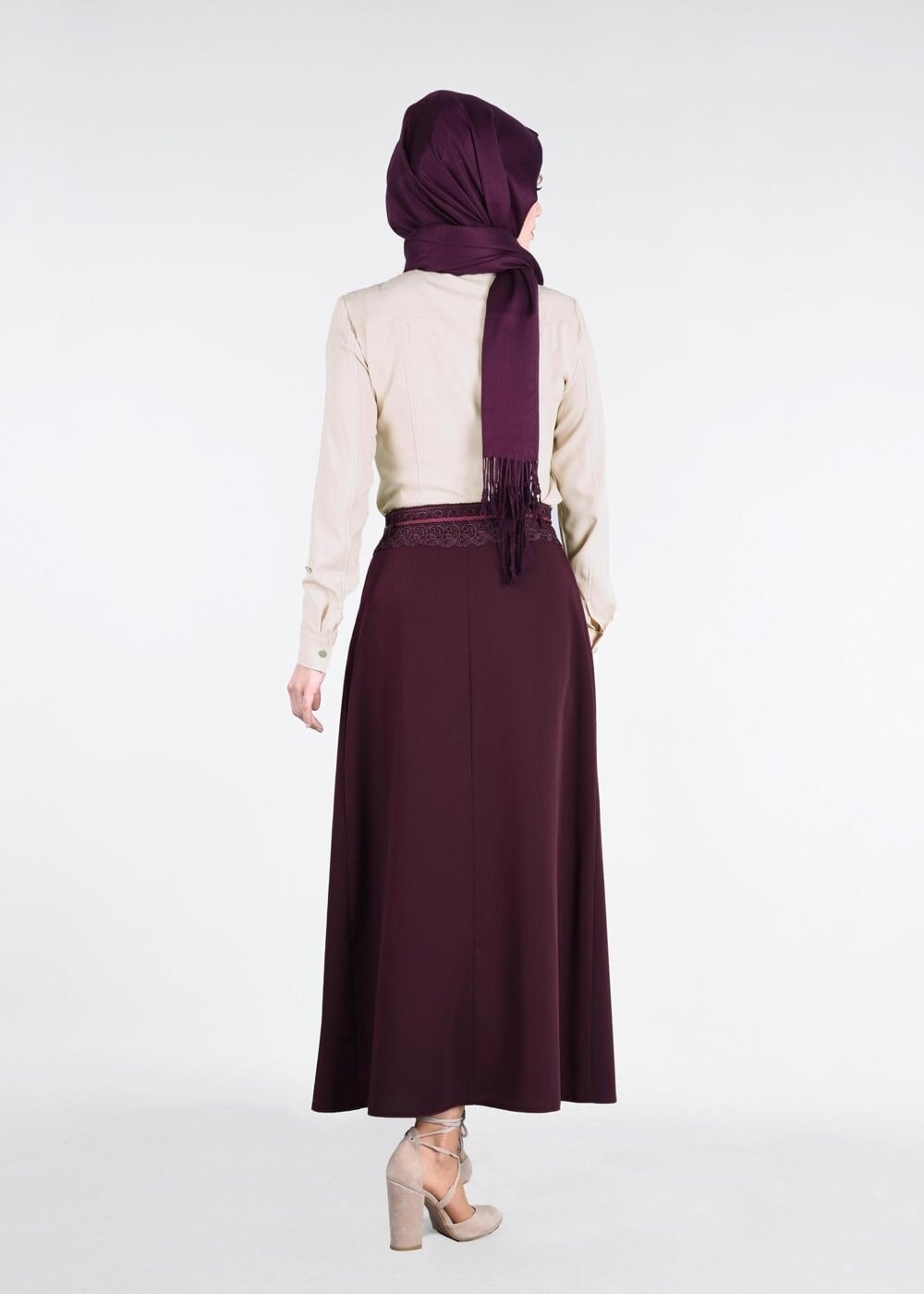 Tesettür giyim BEJ T 4377 Nora Bluz-Alv Fashion