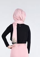 Tesettür giyim SİYAH T 4399 New Viscon Tesettür Lycra Bluz-Alv Fashion