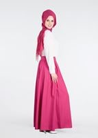 Tesettür giyim KREM GÜPÜR DETAYLI BONCUKLU BLUZ 4438 