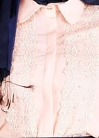 Tesettür giyim PUDRA GÜPÜR DETAYLI BONCUKLU BLUZ 4438 