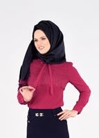 Tesettür giyim FUŞYA T 4439 Criss Tesettür Bluz-Alv Fashion