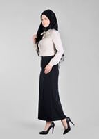 Tesettür giyim EKRU T 4588 6384 Tesettür  Bluz-Alv Fashion